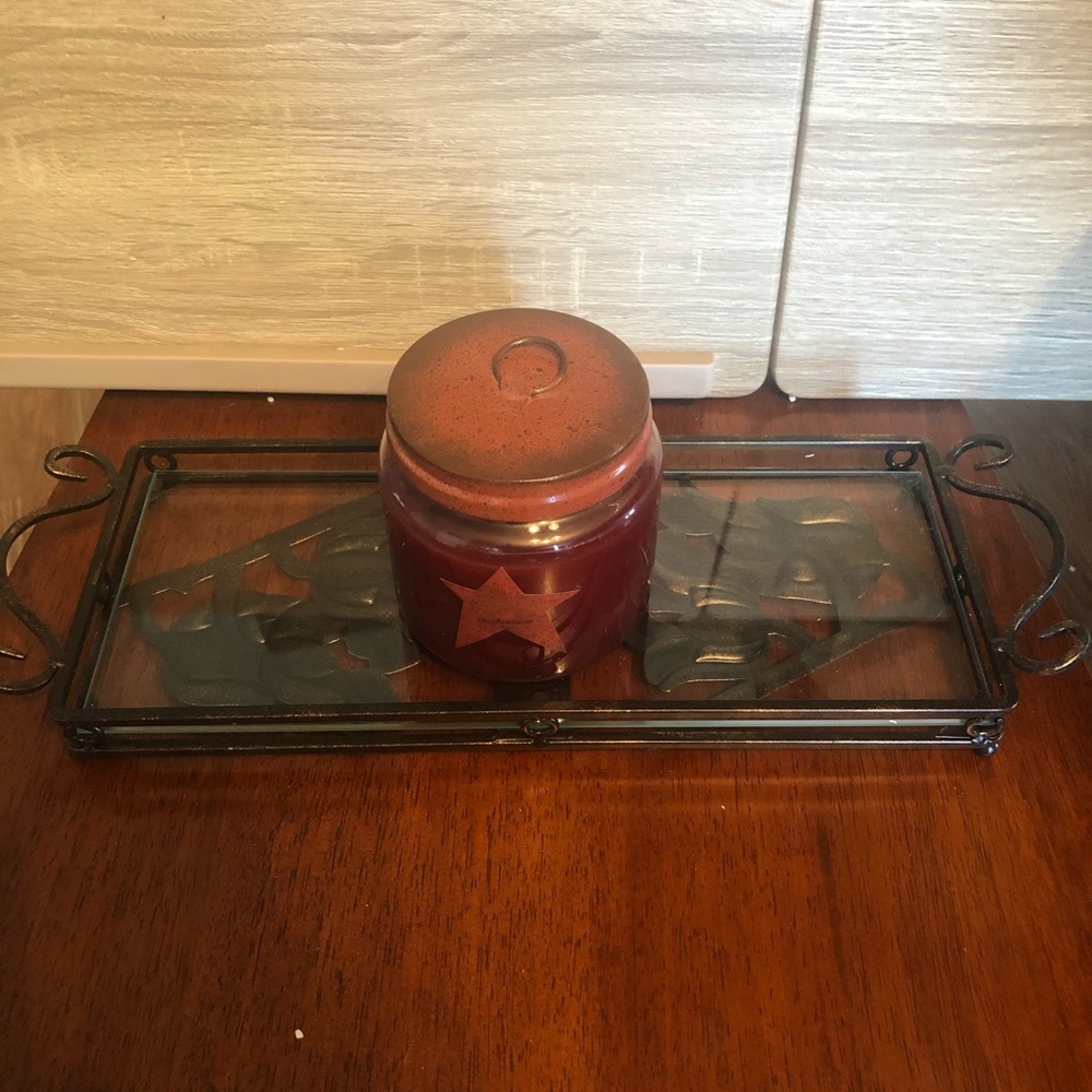 Gold Canyon Glass and Iron style holder